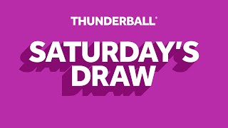 The National Lottery Thunderball draw results from Saturday 20 January 2024 [upl. by Nylg]