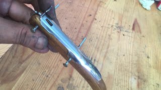 ِCouteau OKAPI fabrication du dos  OKAPI Knife back making  صناعة الظهر لسكين أوكابي ضلع الغزال [upl. by Nakah]