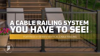 A Cable Railing System You Have To See  Fortress VSeries Cable Railing [upl. by Tloh]