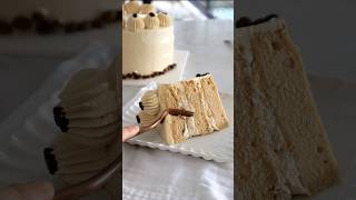 Super Moist White Chocolate Mocha Cake buttercake cake cakerecipe dessert [upl. by Heiney]