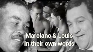 Rocky Marciano amp Joe Louis in their own words [upl. by Anahsed]