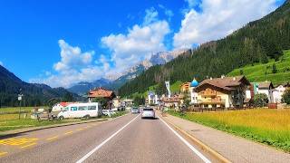 VAL DI FASSA amp VAL DI FIEMME scenic drive  Driving Tour from Canazei to Cavalese  DOLOMITES Italy [upl. by Celesta312]