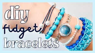 DIY Fidget Bracelets EASY homemade Fidget Toys you NEED to try [upl. by Herbert566]