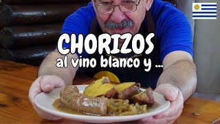 CHORIZOS AL VINO BLANCO CON BONIATOSCAMOTES quotSANCOCHADOSquot Y MIEL [upl. by Blair]