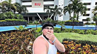 All Inclusive RIU Latino Cancun Resort Tour [upl. by Aicercal847]