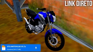 FINALMENTE O MELHOR GTA MOTO VLOG PARA ANDROID LINK DIRETO GTA SAN ANDREAS MODIFICADO GTA LITE [upl. by Asir]