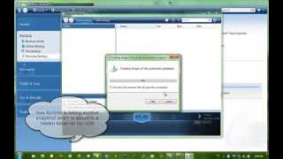 Backuprecovery with Acronis True Image Home 2010 setup video [upl. by Thagard759]