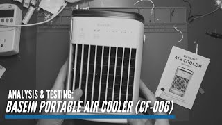 BASEIN Portable Air Cooler CF006 Analysis and Testing [upl. by Oniliuqnart661]