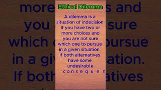 Ethical Dilemma VS ethical lapse bbsenglish bbs2ndyear communication bbssecondyear english [upl. by Amari]