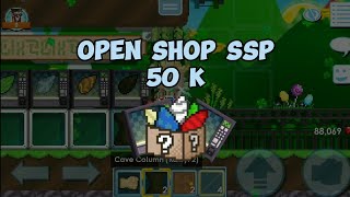 UPDATE Open Shop 50K SSP 2024 Growtopia [upl. by Jonati]