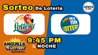 Sorteo Loteria Florida New York y ANGUILLA SABADO 21 de Septiembre 2024loteriaenvivord [upl. by Eicyac]