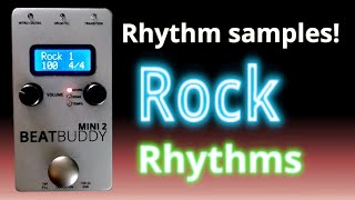 BeatBuddy Mini 2  Rock rhythms [upl. by Anitirhc]