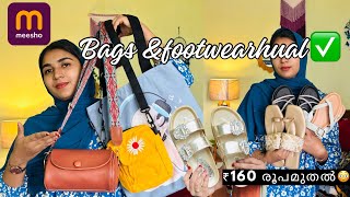 Meesho Best quality bags amp footwear hual Malayalam Tote bags  starting from ₹160meeshoreview [upl. by Ellatsyrc545]