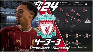 Klopps Gegenpressing Symphony Mastering Liverpools Prime 2019 Tactics  EA FC 24 [upl. by Ezarra436]