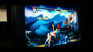 TOSHIBA 26HF85  HDMI  PS3  STREET FIGHTER 2 HD REMIX  2  retrogaming crt ps3 oldtv [upl. by Fernanda920]