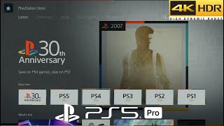 PS5 Pro Feature Update Playstaion 30th Anniversary  PS1 StartUp Screen Big PS Store Sale [upl. by Nnylamme493]