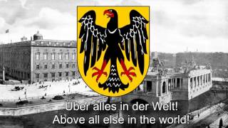 National Anthem of Weimar Republic 19191933  Das Lied der Deutschen FULL [upl. by Aseela]