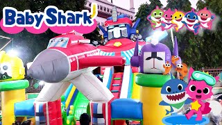 OdongOdong Lampu Cantik  Odong Odong Istana Balon  Lagu Baby Shark [upl. by Yasu]