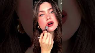 Sizzling lip gloss lips glamup makeuptutorial beauty glamlips makeuplook makeup glamupmakeup [upl. by Cirdes606]