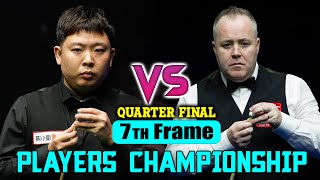 JOHN HIGGINS VS ZHANG ANDA SNOOKER HIGHLIGHTS PLAYERS CHAMPIONSHIP 2024 QUARTER FINAL 7th FRAME [upl. by Camellia]