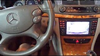 Car Navigation System Android In Mercedes E Class [upl. by Enamrahs511]