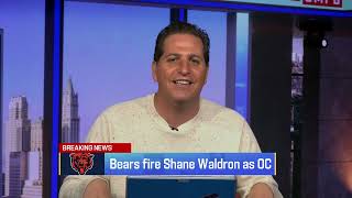 GMFB on Bears firing OC Shane Waldron [upl. by Lrigybab]