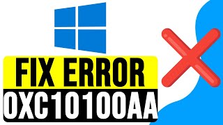 How to FIX ERROR 0xc10100aa  Cant Play Video After Updating Windows 2024 [upl. by Tahp186]