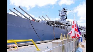 A tour of the Battleship Missouri Memorial at Pearl Harbor Oahu [upl. by Izak795]