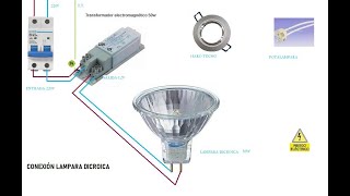 Conexión lampara dicroica [upl. by Safire]