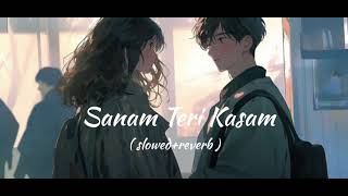 Sanam Teri Kasam  slowed reverb  Ankit tiwaris palak muchhal  lofi [upl. by Ellitnahc]