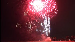 Waikiki Fireworks in 4K  Hawaii [upl. by Euqinorev]