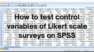 How to test control variables and interpret the results on SPSS [upl. by Erolyat]