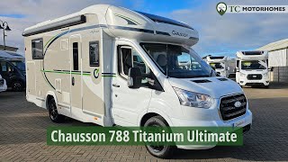 Chausson 788 Titanium Ultimate 3 berth automatic new motorhome [upl. by Valerle]