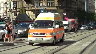 Meditrans Praha ambulance 116 responding 72013 [upl. by Ayikur]