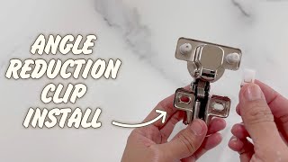 QUICK LOOK amp INSTALL Ravinte 86 Degree Angle Restriction Hinge Clip [upl. by Zacherie]