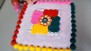 Very Beautiful Rangoli 😍  Festival Rangoli Ideas 2024  Latest Rangoli Design [upl. by Abih]