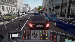 TramSim Munich  Line 28  Gameplay [upl. by Magocsi]