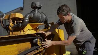 How and When to Grease a Stump Grinder Carlton 7015 [upl. by Nenerb]