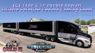 ATS  Stiletto SCS T680 and Turnpike Double Reefer  Denver to Phillipsburg [upl. by Eenehs376]