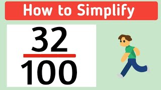 How to Simplify the Fraction 32100  32100 Simplified [upl. by Pesvoh]