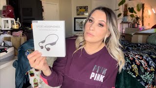 Open Ear Bone Conduction Headphones Amazon Review [upl. by Melonie]