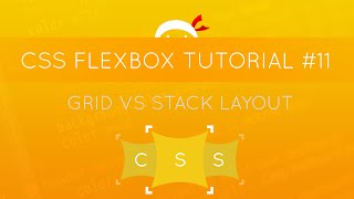 CSS Flexbox Tutorial 11  Grid vs Stacked Layout Example [upl. by Nnyledam]