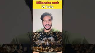 Billionaires in india  Rich Indian  Richest person  billionaire millionaire facts reels [upl. by Nogem]