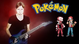 POKEMON  Trainer Red Battle Theme  METAL COVER by AlexLussMusic [upl. by Blodgett967]