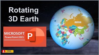 Tutorial No 53 Earth rotation Animation in Effect in PowerPoint  3D Spinning Globe Animation [upl. by Cleodell85]