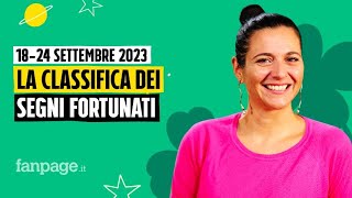 Oroscopo la classifica dei segni più fortunati della settimana dal 18 al 24 settembre 2023 [upl. by Callan733]