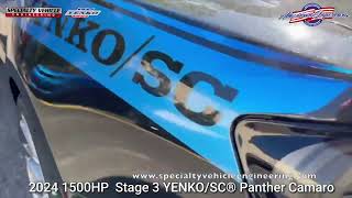 2024 Stage 3 1500HP YENKOSC® Panther Camaro [upl. by Lorrayne]