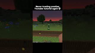 Never again 💀  minecraft minecraftshorts minecraftmemes [upl. by Westberg]