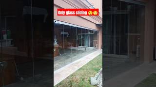 Only glass sliding door 🚪home aluminiumprofile interiordesign slidingdoor home Sahardware98 [upl. by Holtz]