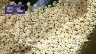 A machine for making crispy puffed corn snacks crisps extruder food processing machinery automatic [upl. by Shere]